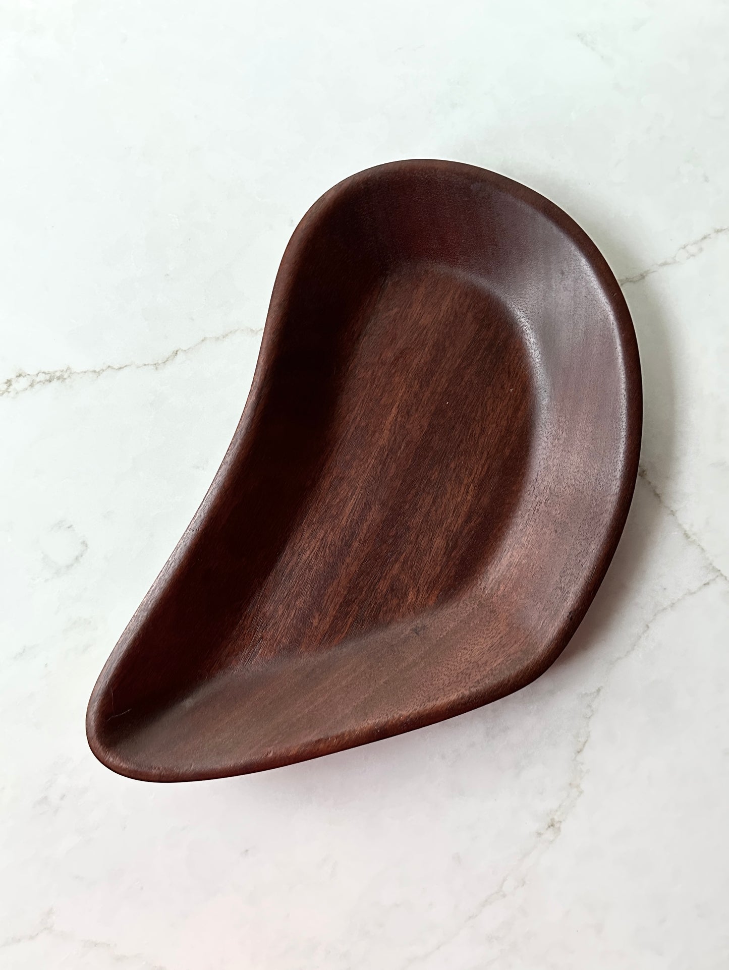 Vintage Organic Shaped Wood Tray