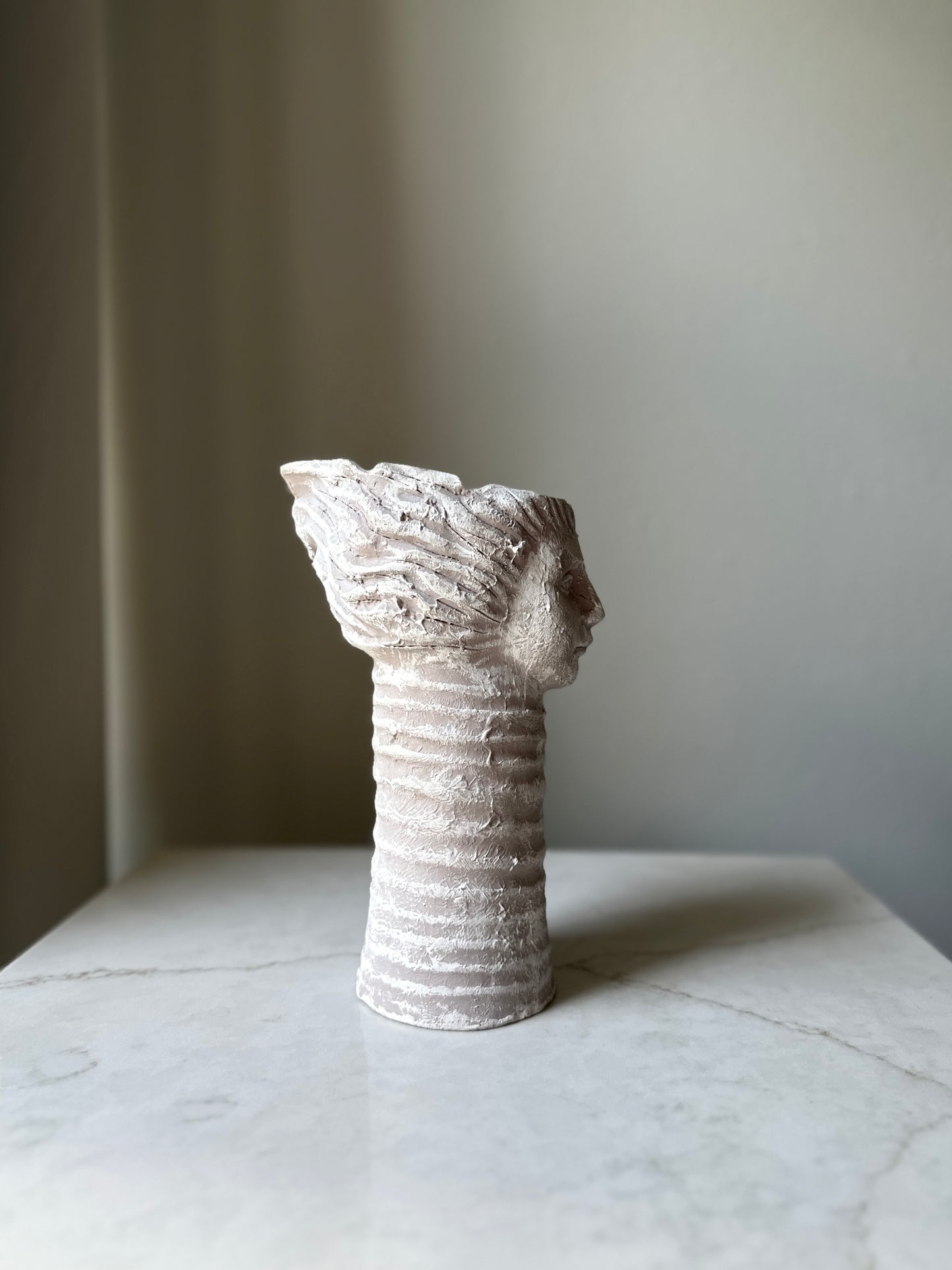 Sculptural Female Form Ceramic Pottery Vase