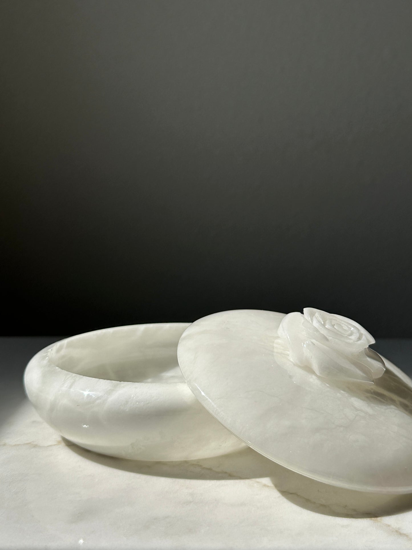 Italian Alabaster Trinket Dish