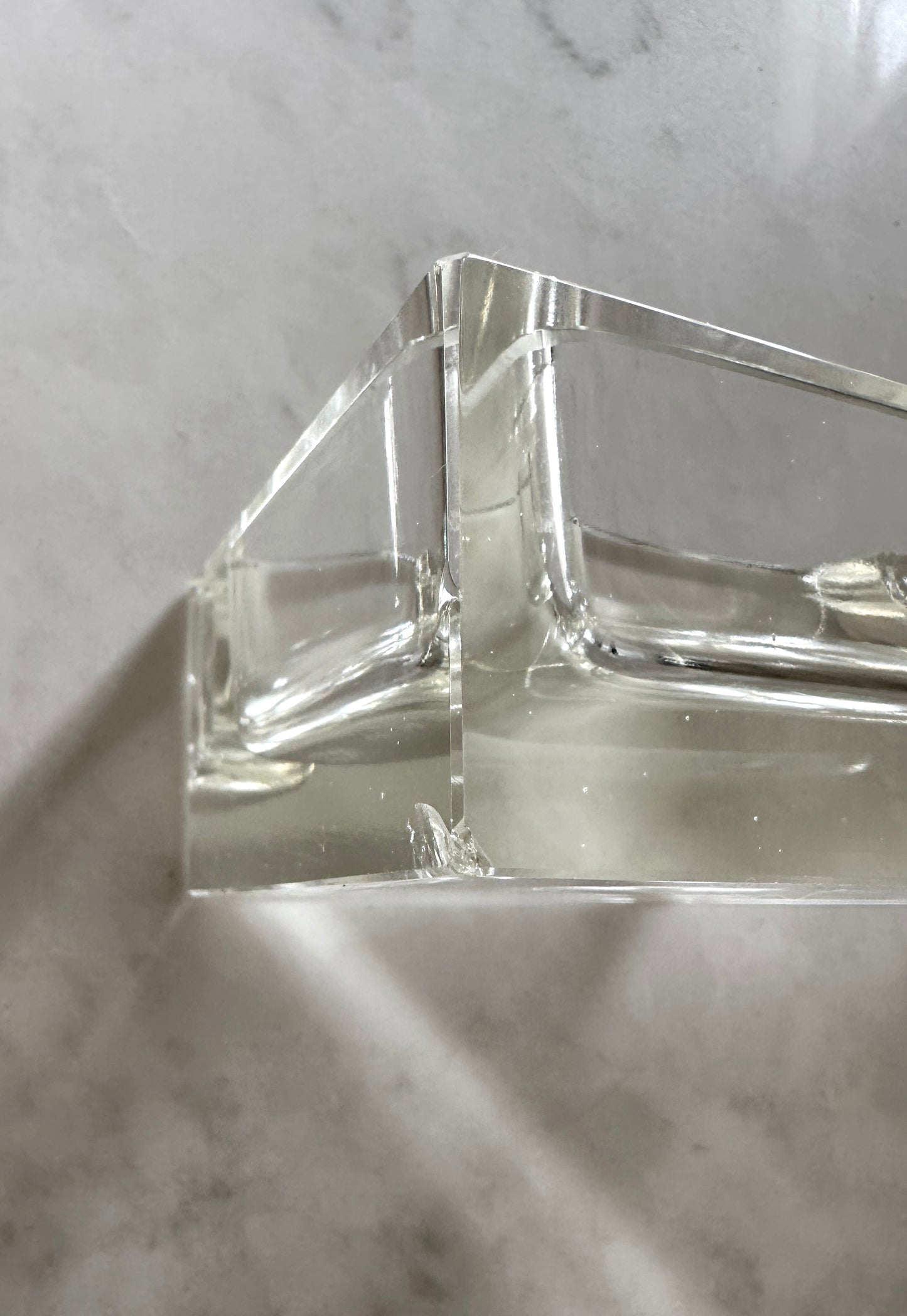 Vintage Crystal Dunhill Large Cigar Ashtray