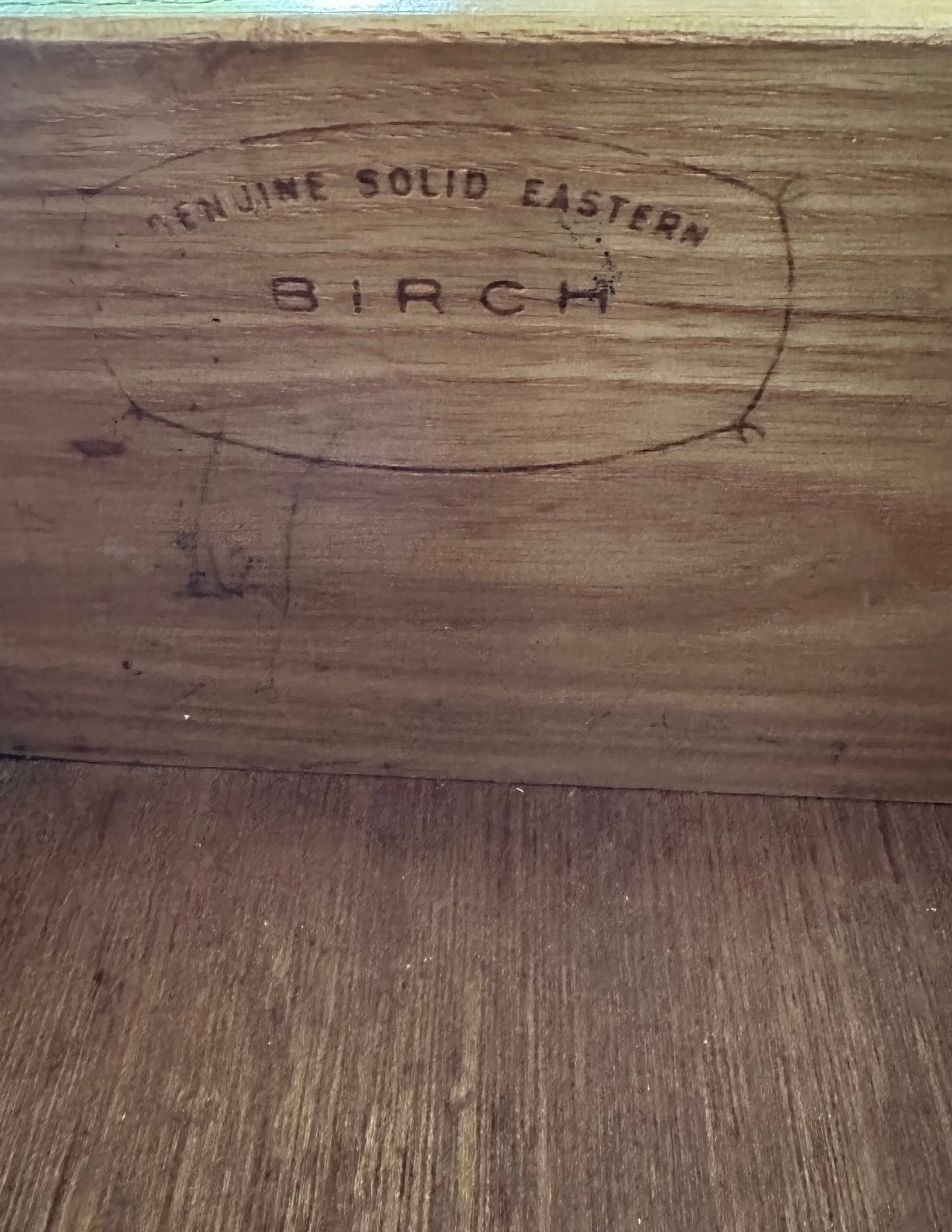 Reimagined Solid Birch Vintage Nightstand Set