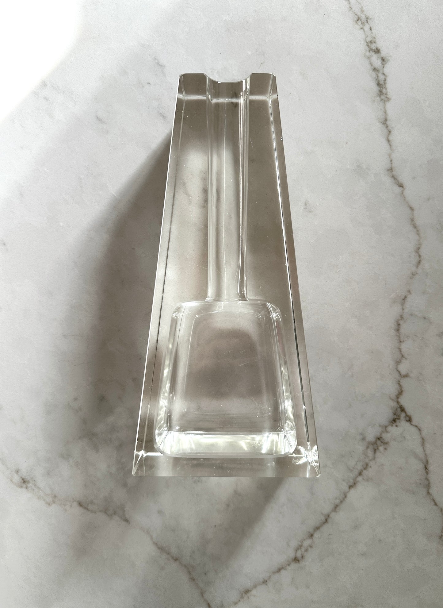 Vintage Crystal Dunhill Large Cigar Ashtray