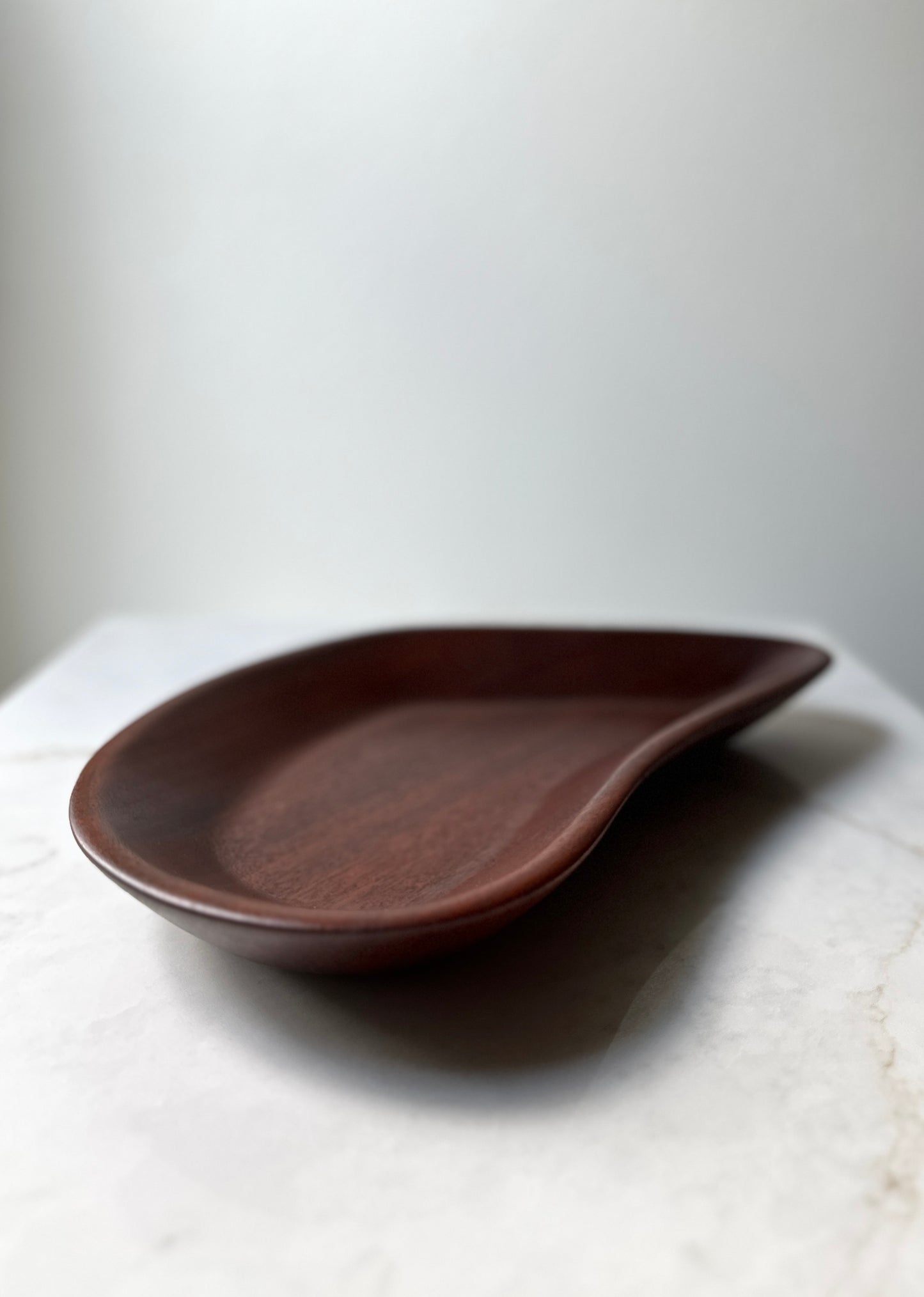 Vintage Organic Shaped Wood Tray