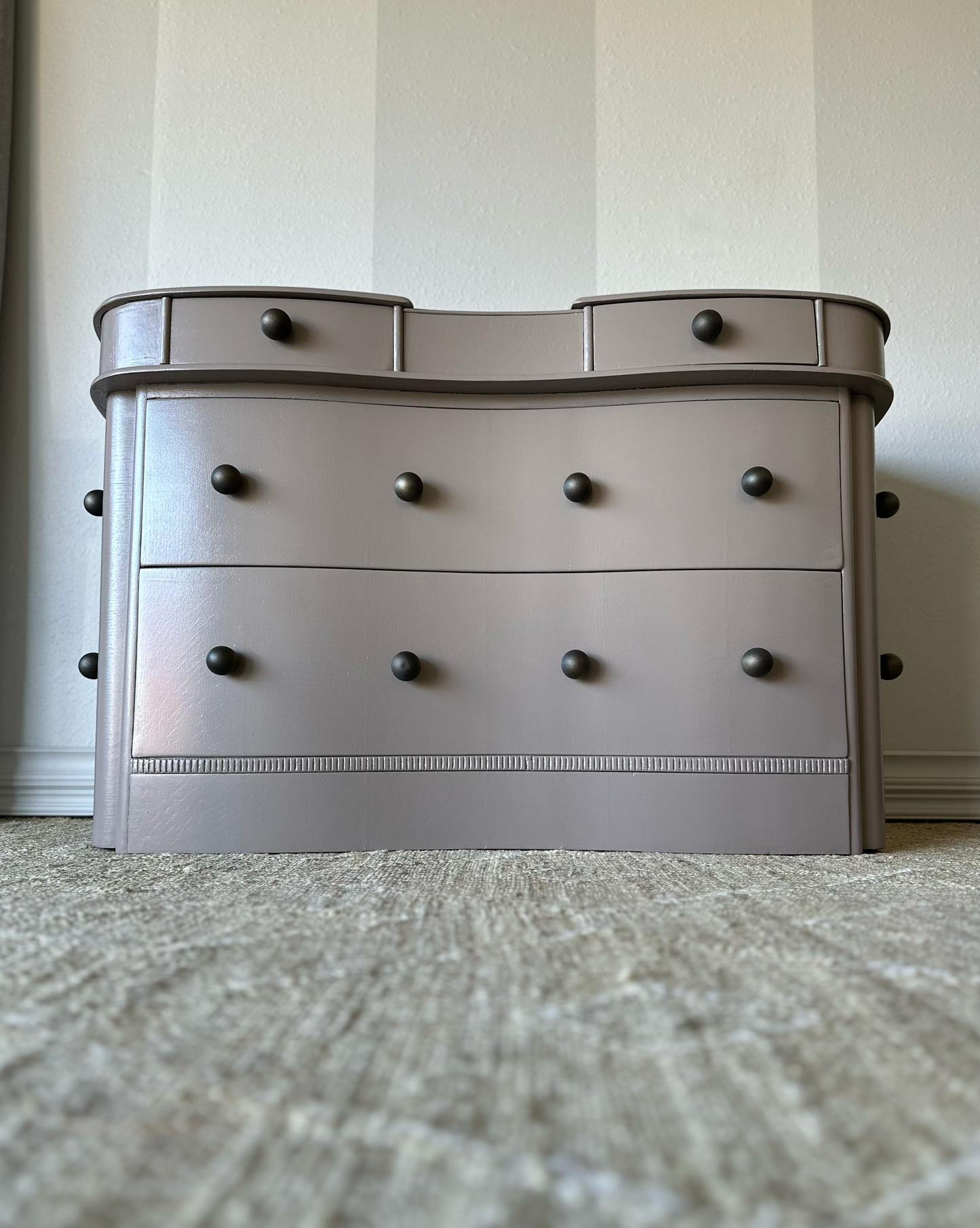 Vintage Modern Accent Dresser with Ball Knobs