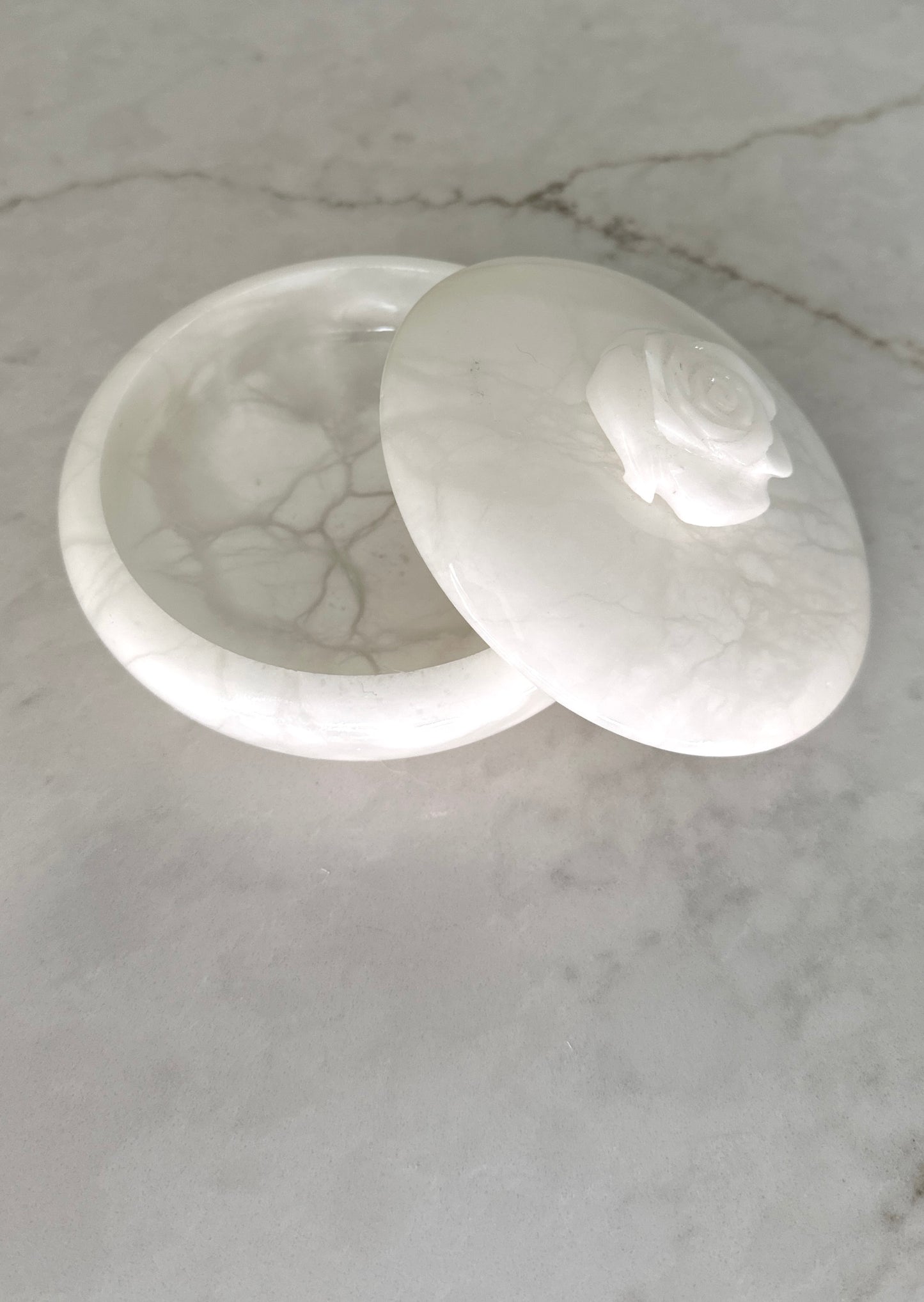 Italian Alabaster Trinket Dish