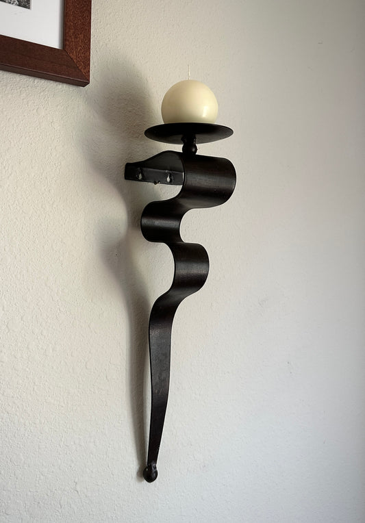 Iron Wall Curvy Sconces, Sold Separately