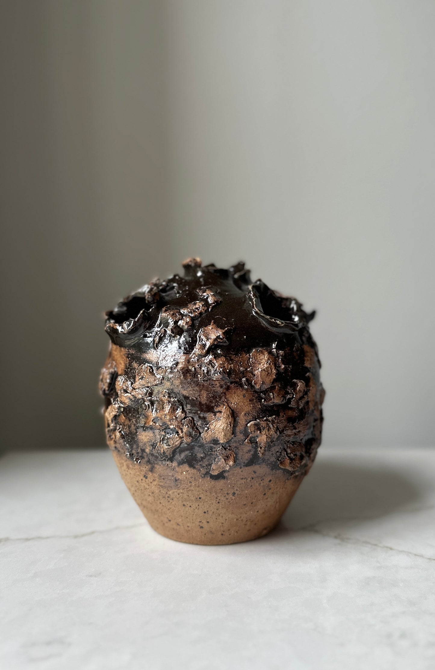 Brutalist Studio Pottery Vessel