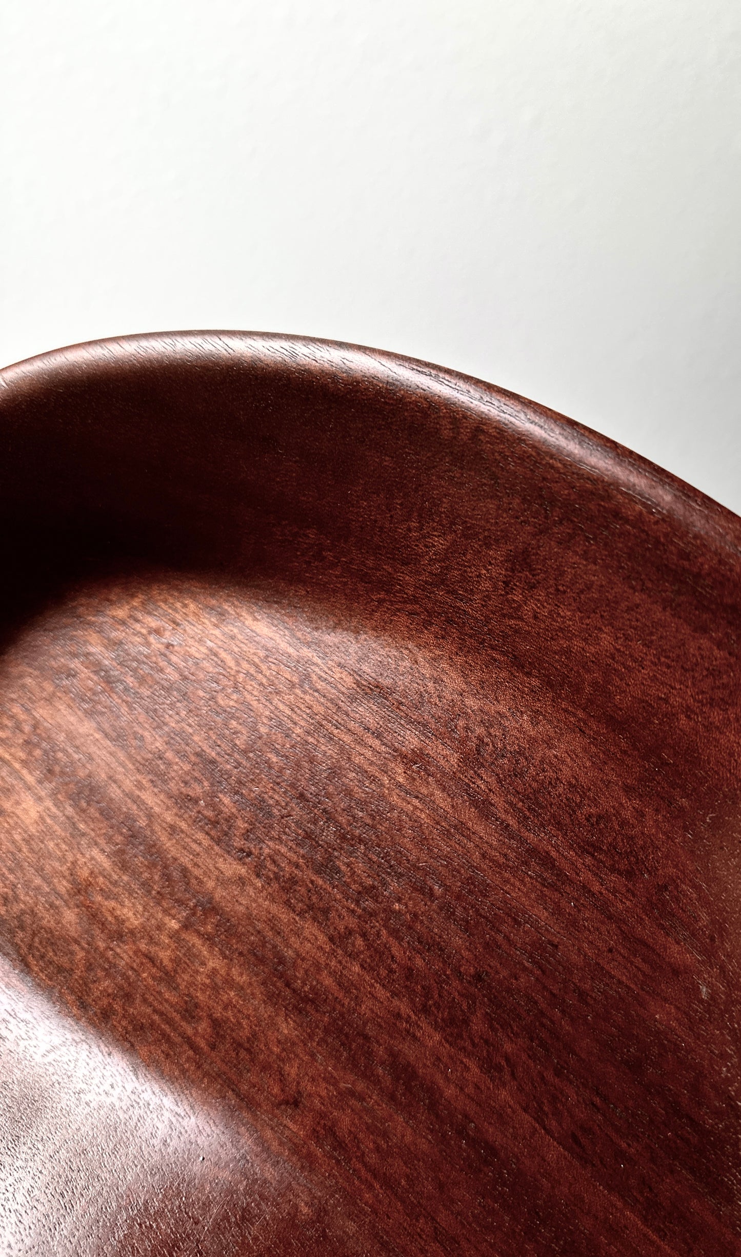 Vintage Organic Shaped Wood Tray