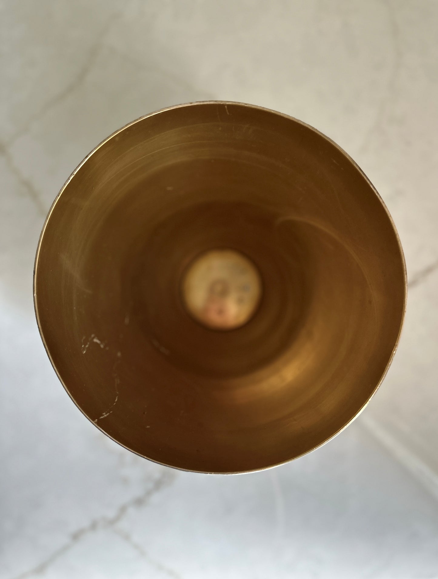 Solid Brass Vintage Ice Bucket