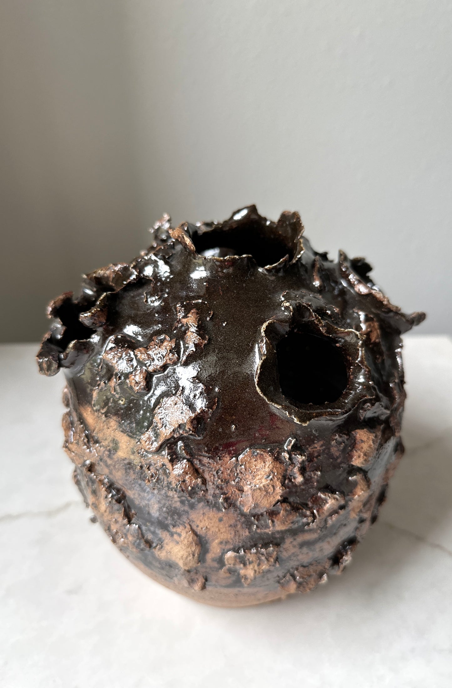 Brutalist Studio Pottery Vessel