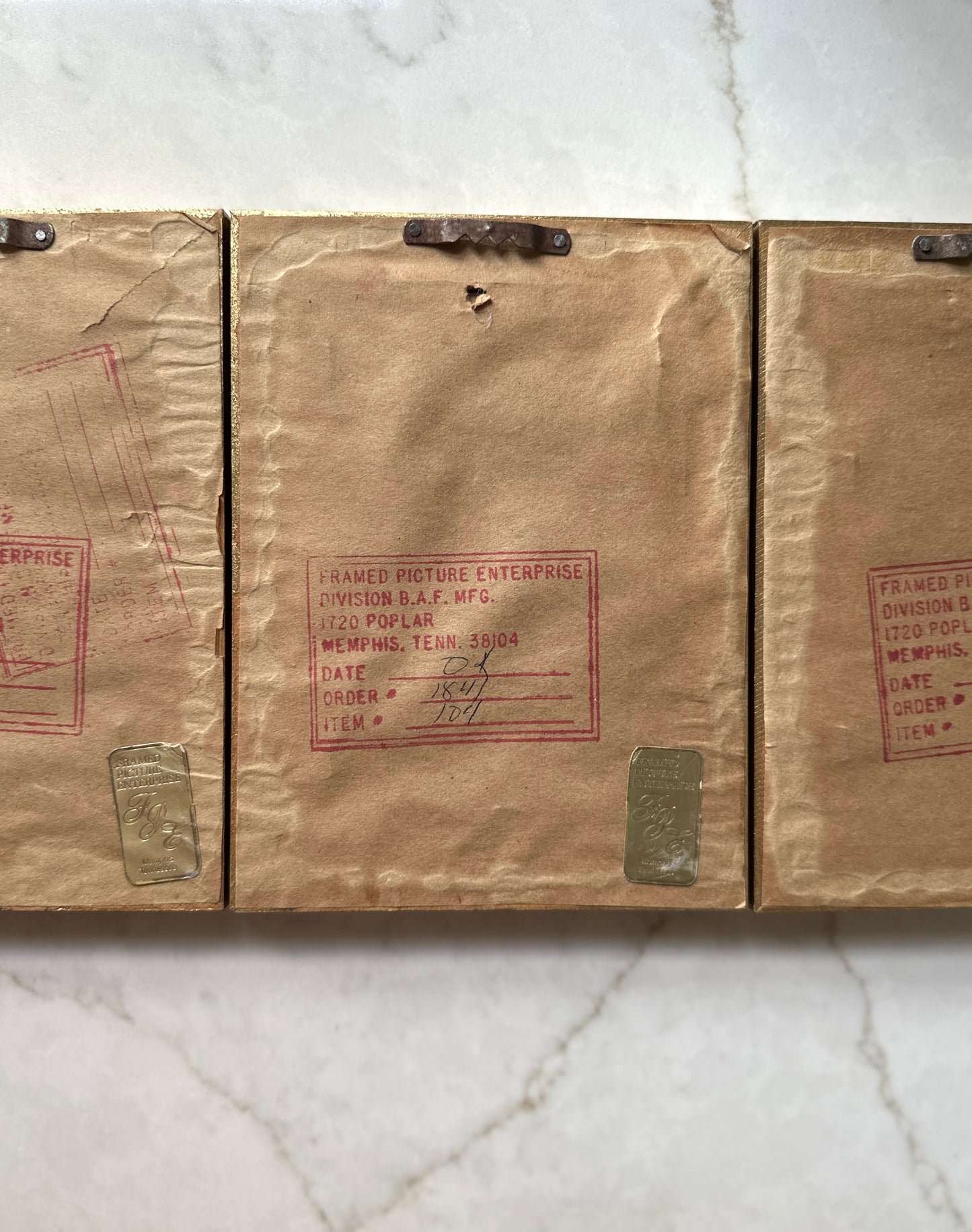 Trio of Vintage Framed Da Vinci Drawing Prints