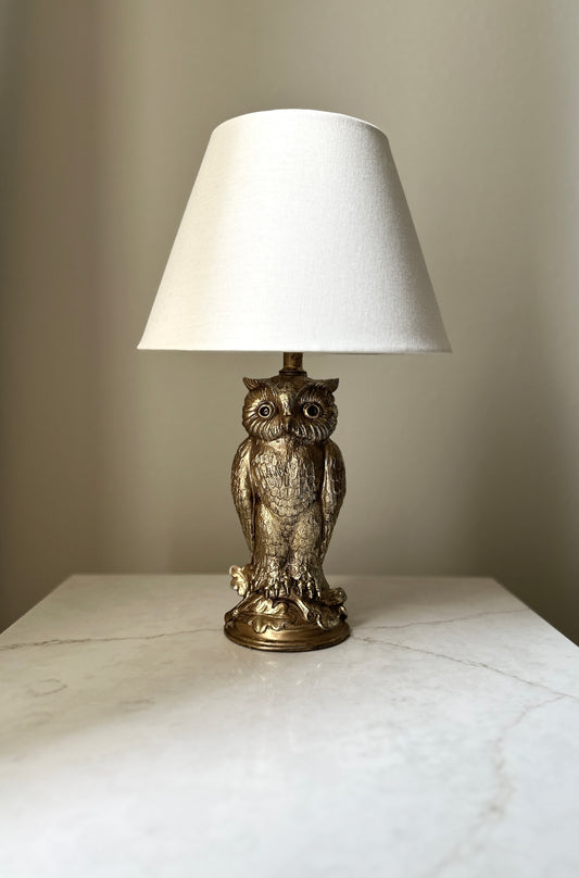 Vintage Collectible Owl Lamp (shade not included)