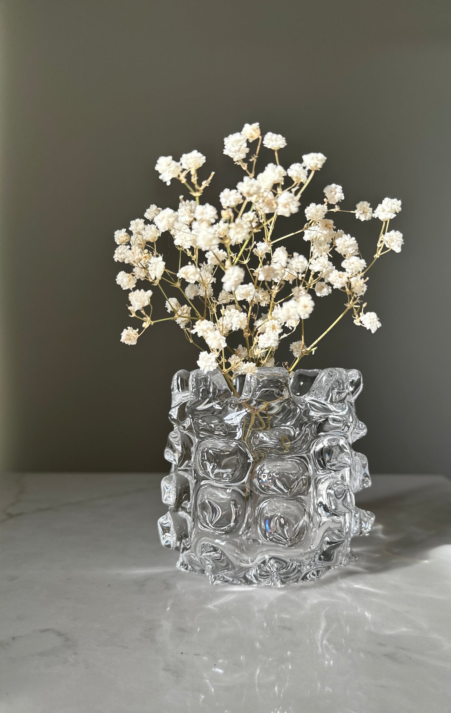 Mid-Century Brutalist Thorn Vase in the style of Ercole Barovier