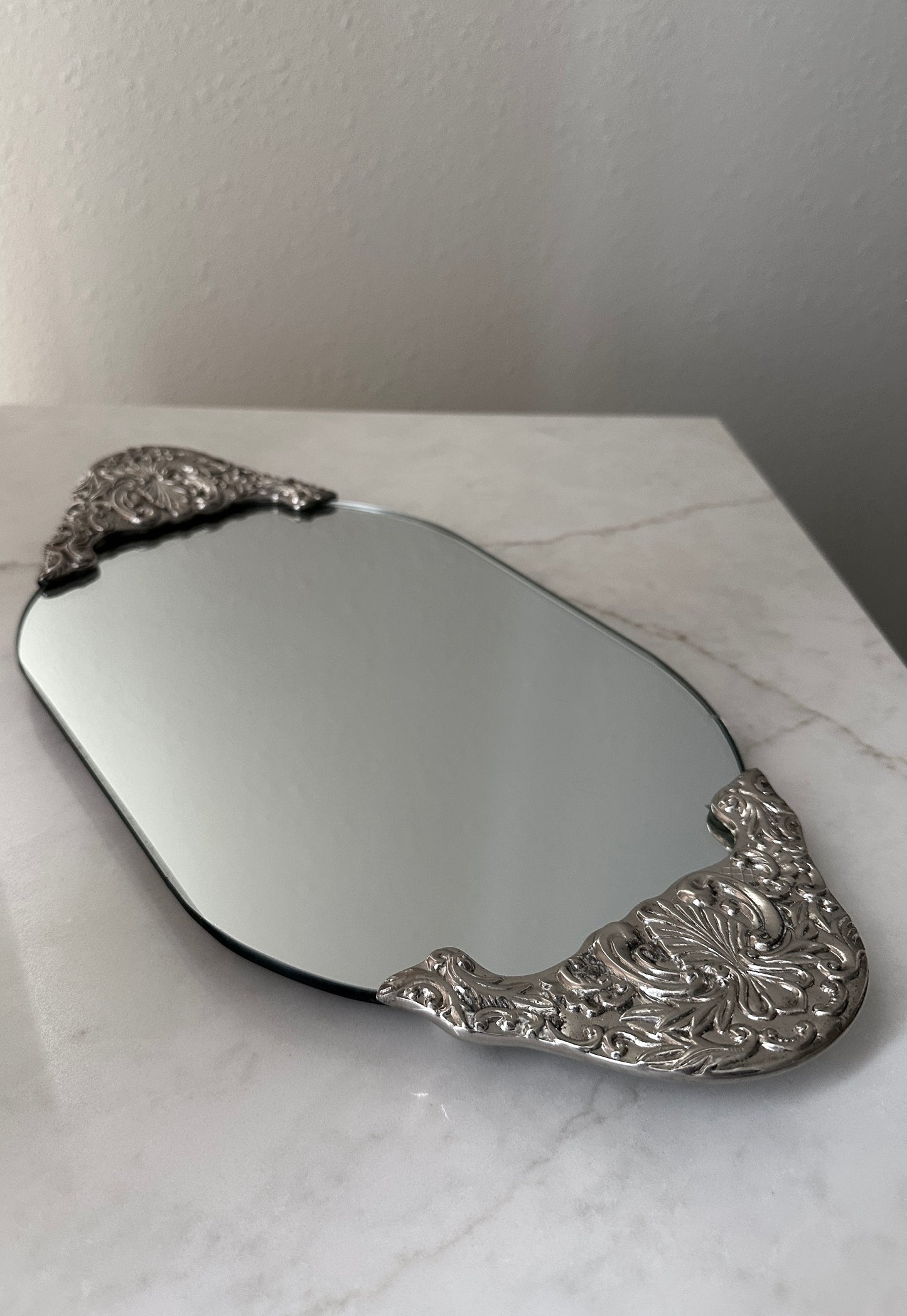Ornate Aged Vanity Mirror