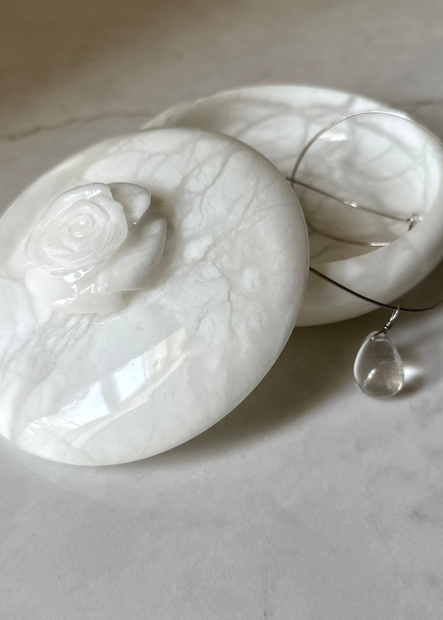 Italian Alabaster Trinket Dish