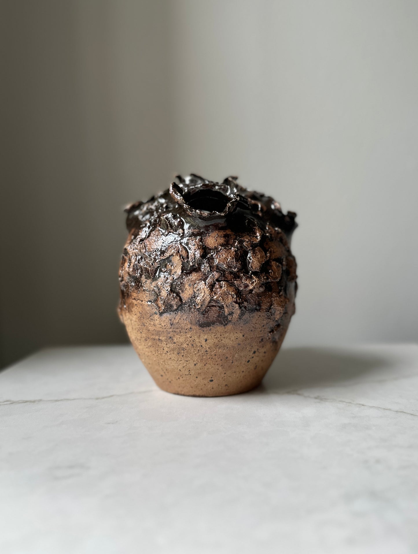 Brutalist Studio Pottery Vessel