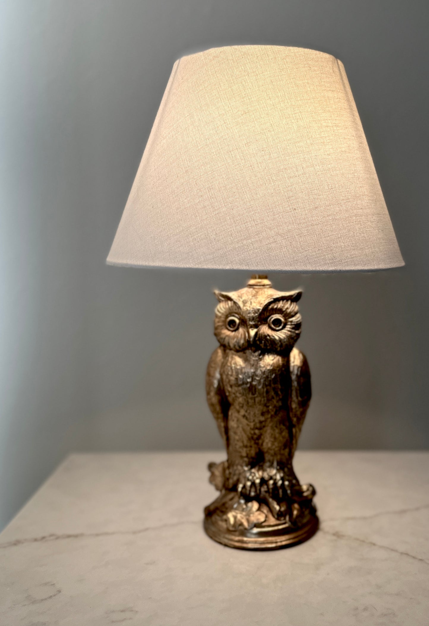 Vintage Collectible Owl Lamp (shade not included)