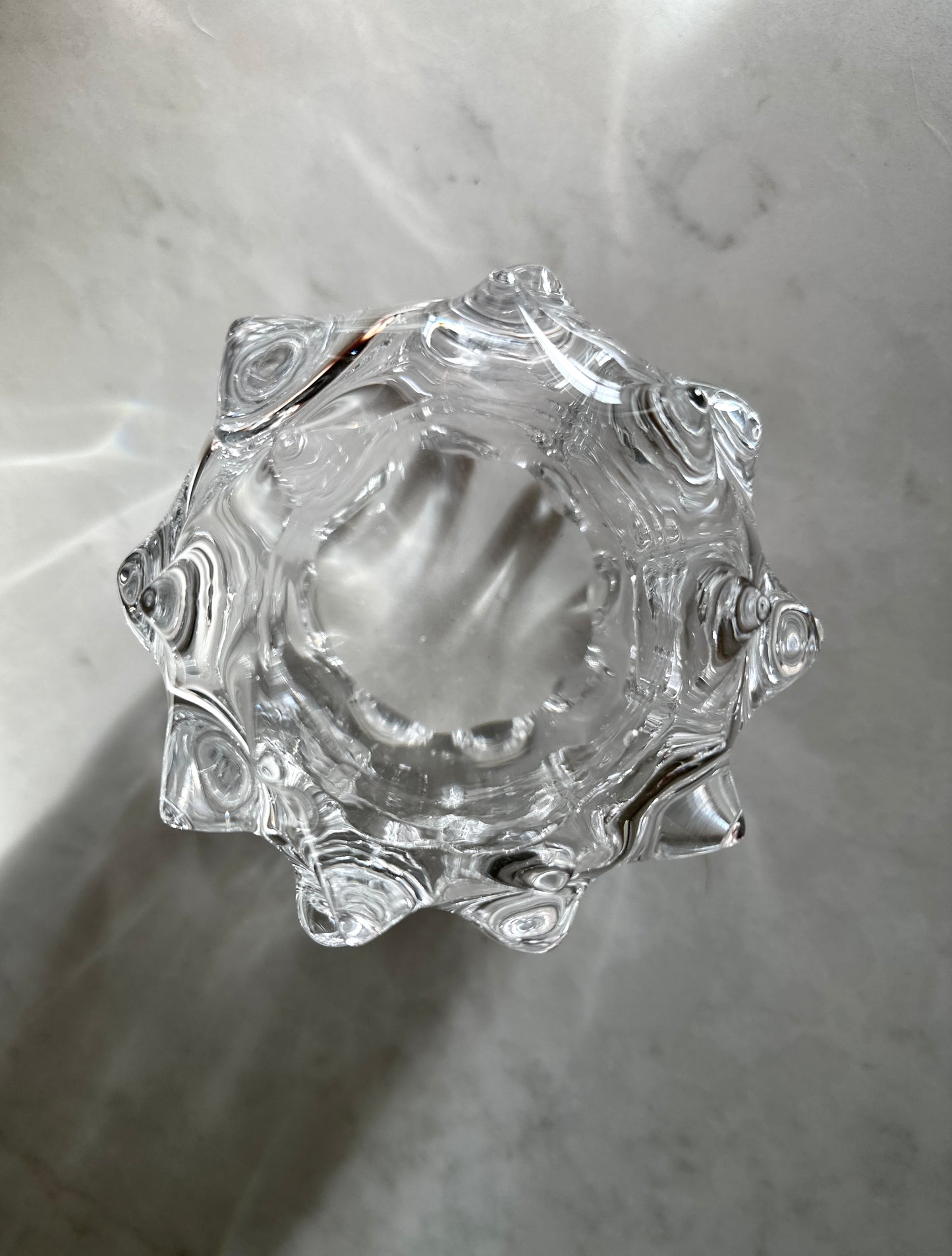 Mid-Century Brutalist Thorn Vase in the style of Ercole Barovier