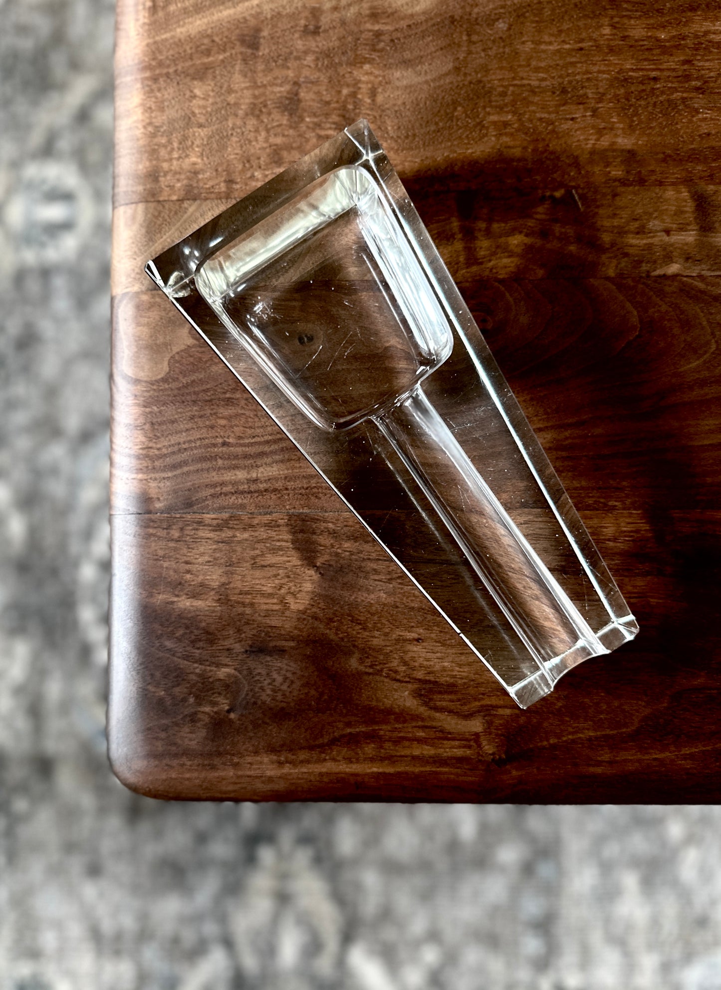 Vintage Crystal Dunhill Large Cigar Ashtray