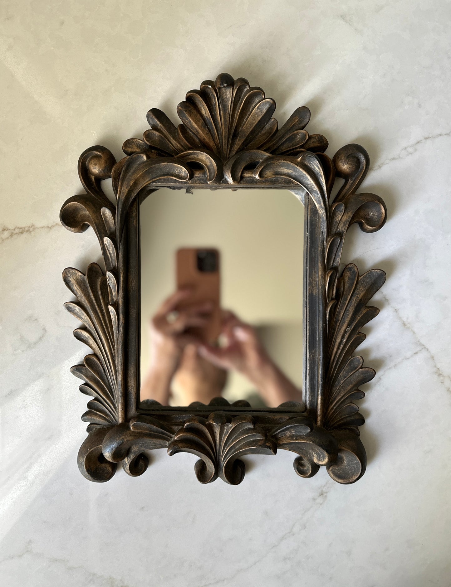 Vintage Ornate Accent Mirror