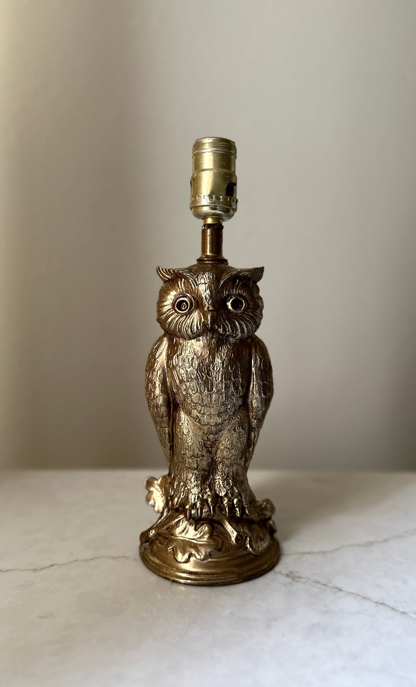 Vintage Collectible Owl Lamp (shade not included)
