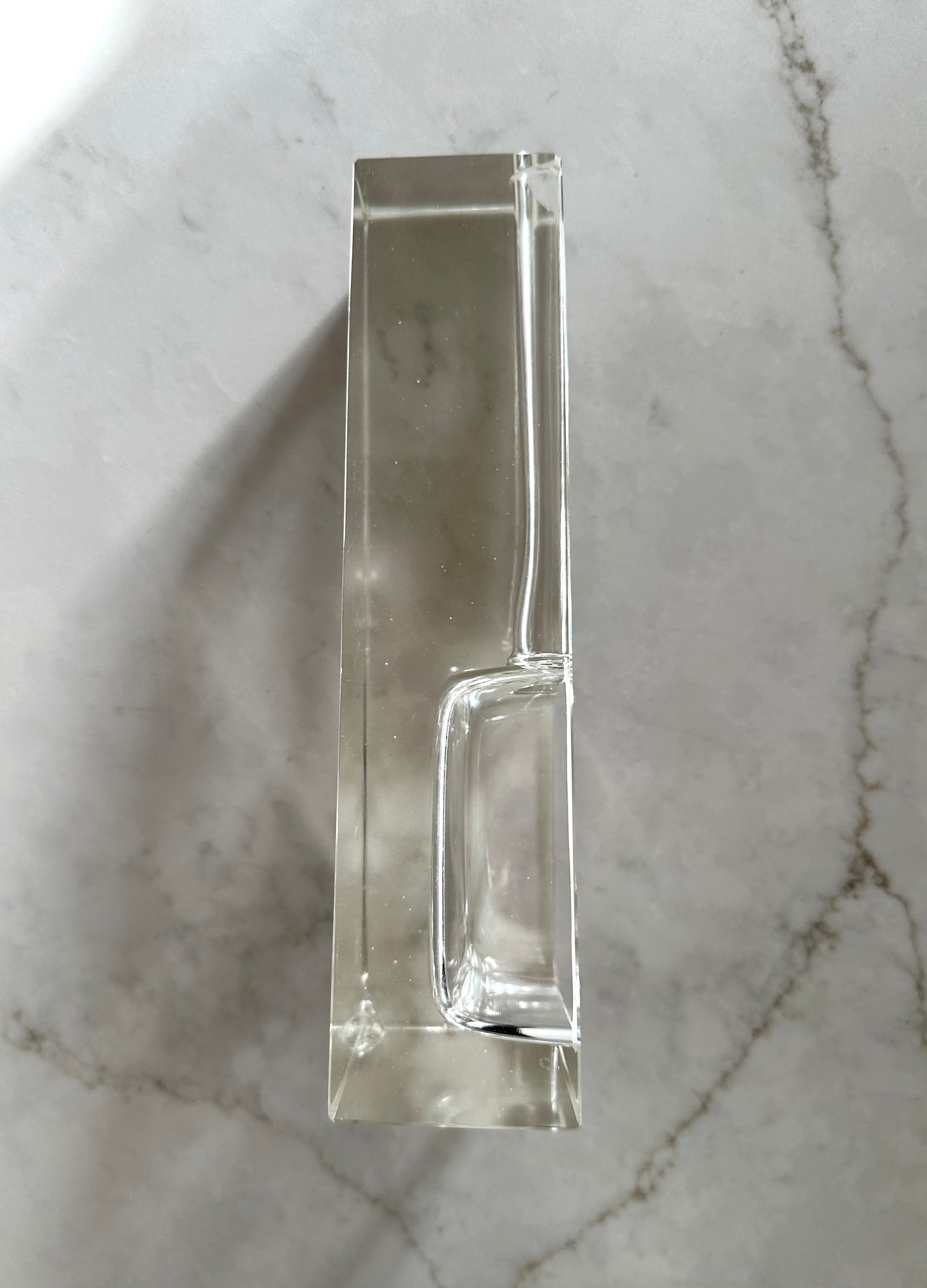 Vintage Crystal Dunhill Large Cigar Ashtray