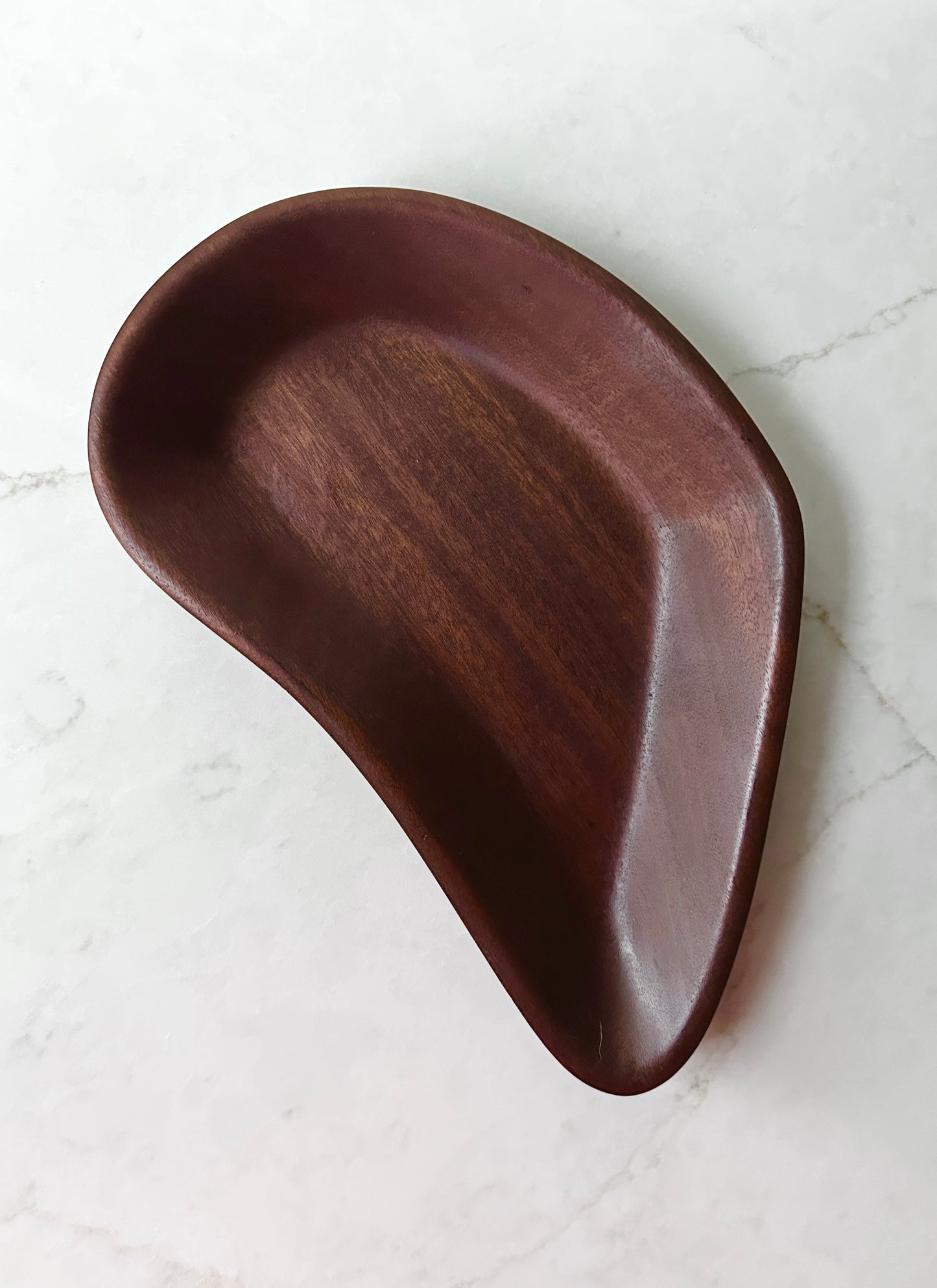 Vintage Organic Shaped Wood Tray