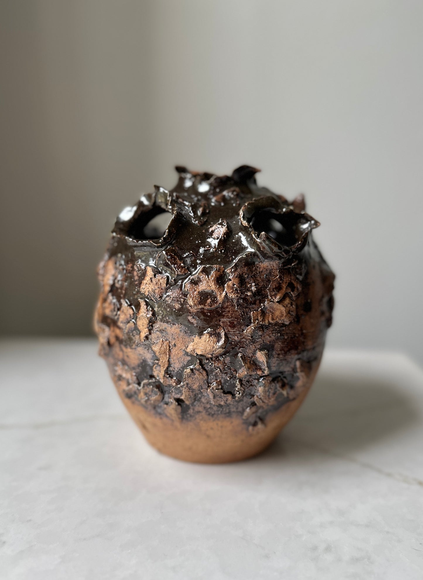 Brutalist Studio Pottery Vessel