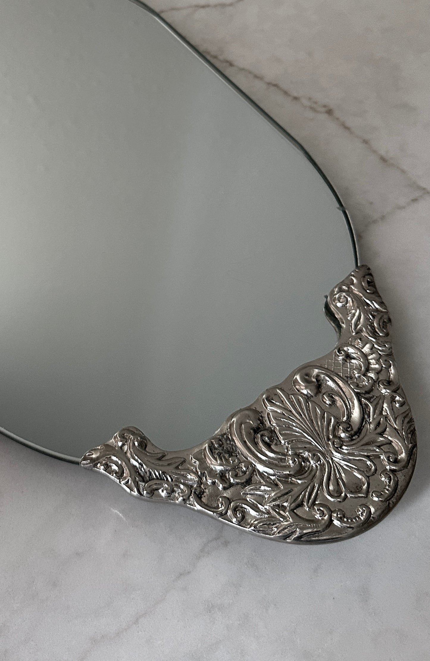 Ornate Aged Vanity Mirror