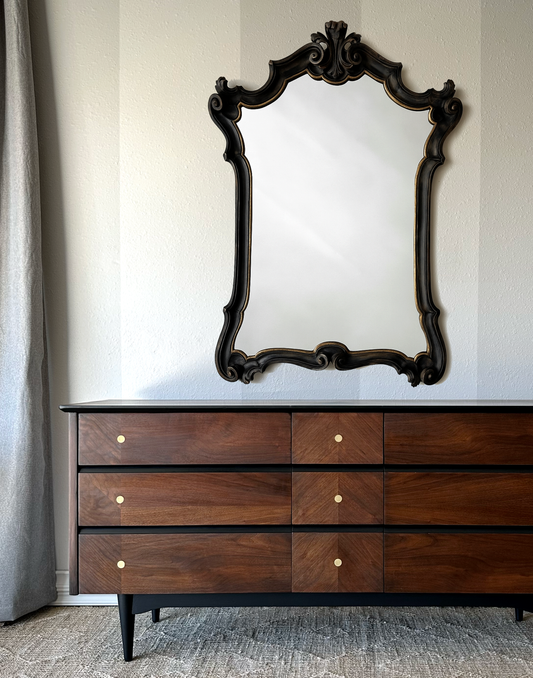 Large, Dramatic Vintage Italian Mirror