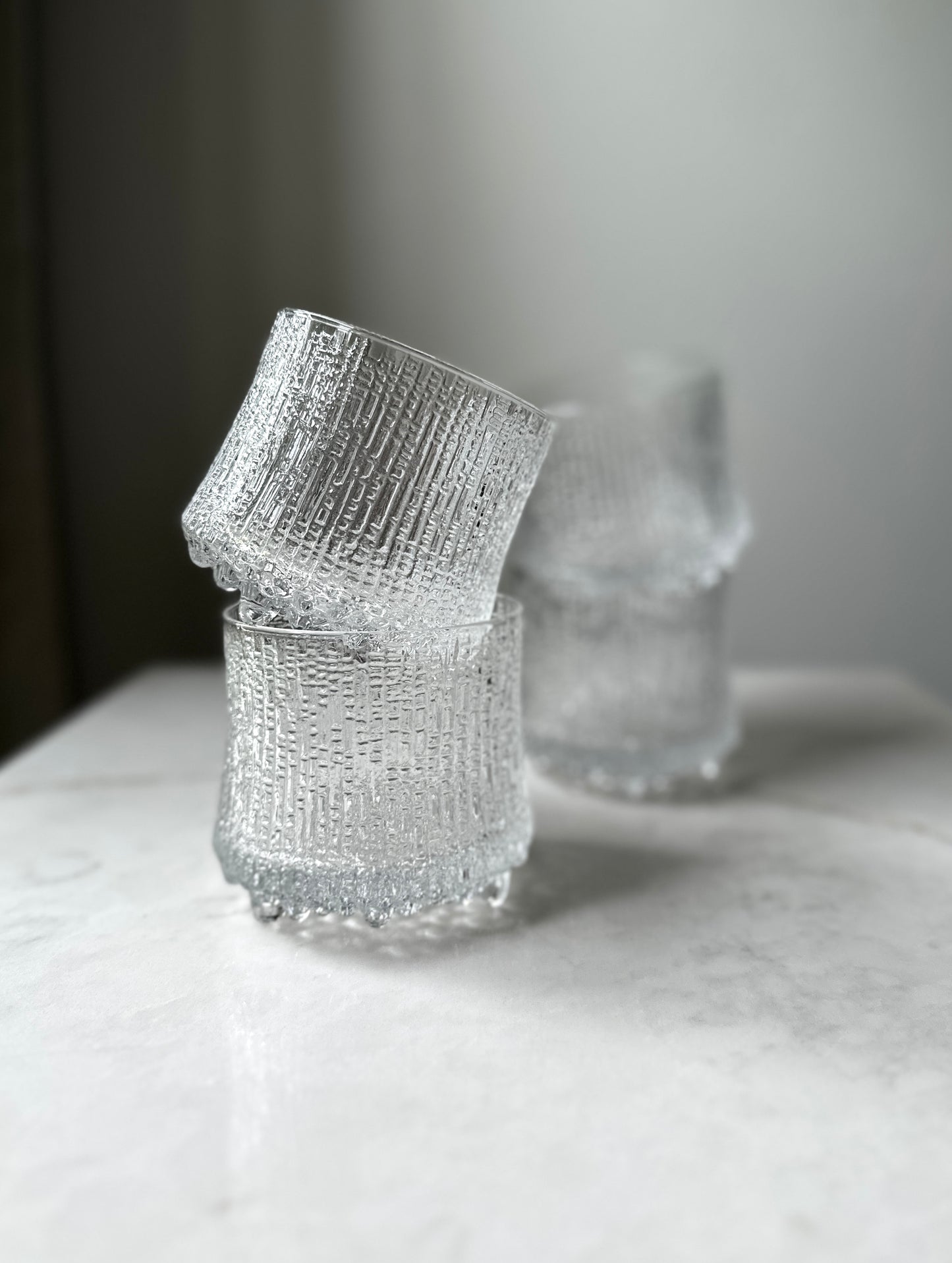 iittala Ultima Thule Footed On The Rocks Glass Set of 4